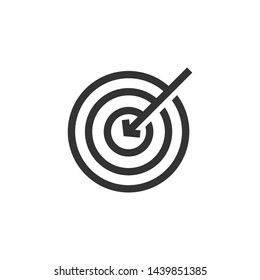 Target / Dart Icon Vector Illustration