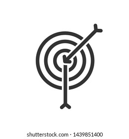 Target / Dart Icon Vector Illustration