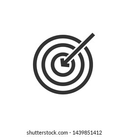 Target / Dart Icon Vector Illustration