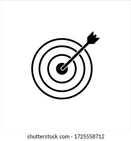 Target / Dart Icon Vector Illustration - Vector