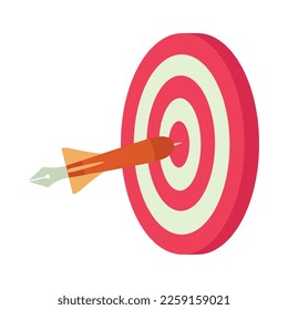 target and dart success icon