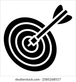 Target Dartboard Icon Element For Design