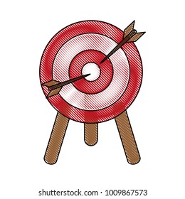 Target dartboard symbol