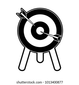 Target dartboard symbol