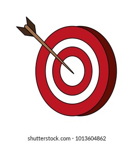 Target dartboard symbol