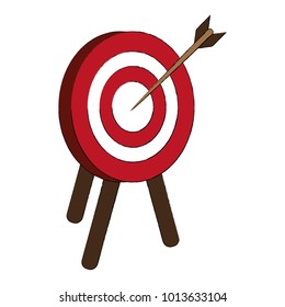 Target dartboard symbol