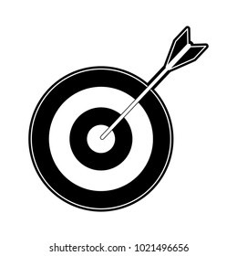 Target dartboard symbol