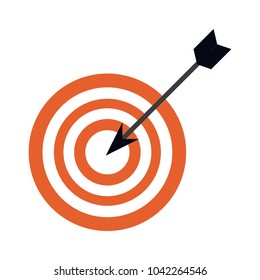 Target dartboard symbol