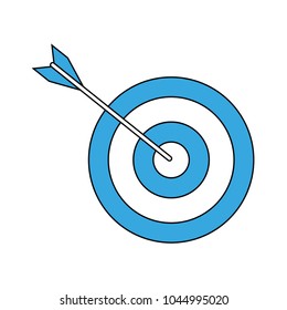 Target dartboard symbol