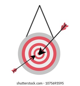 Target dartboard symbol