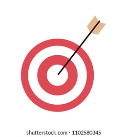 Target dartboard symbol