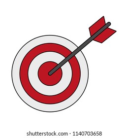 Target dartboard symbol