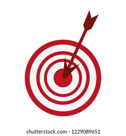 Target dartboard symbol