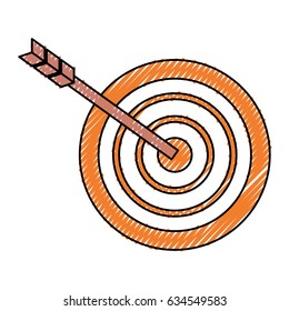 Target dartboard symbol