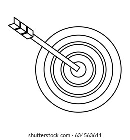 Target dartboard symbol