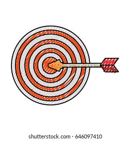 Target dartboard symbol