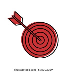 Target dartboard symbol