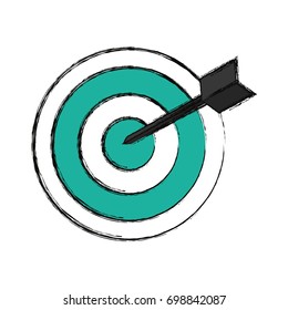 Target dartboard symbol