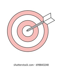 Target dartboard symbol