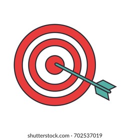 Target dartboard symbol