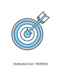 Target dartboard symbol