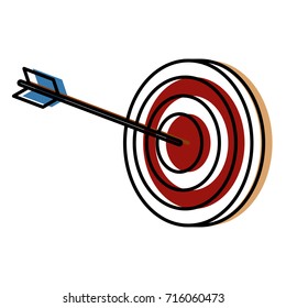 Target dartboard symbol