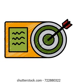 Target dartboard symbol