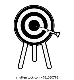 Target dartboard symbol