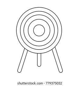 Target dartboard symbol