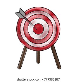 Target dartboard symbol