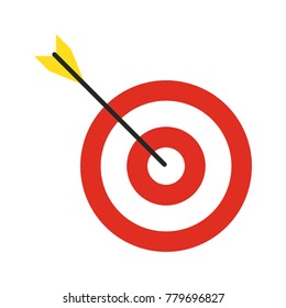 Target dartboard symbol