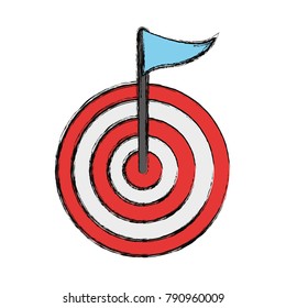Target dartboard symbol