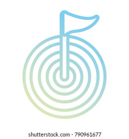 Target dartboard symbol