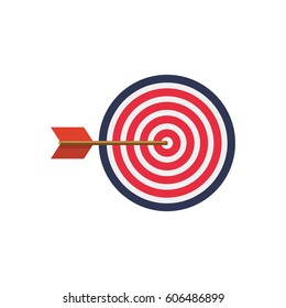 Target dartboard symbol icon vector illustration graphic design