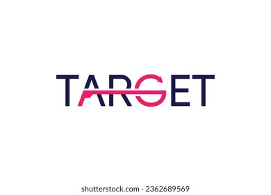 Target design element vector with creative modern concept