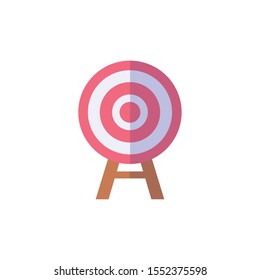 Target design, Solution success strategy idea problem innovation and creativity theme Vector illustration