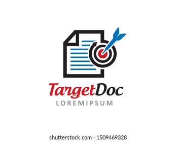 Target document logo symbol or icon template