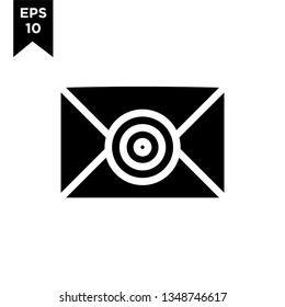 target email icon vector logo illustration design