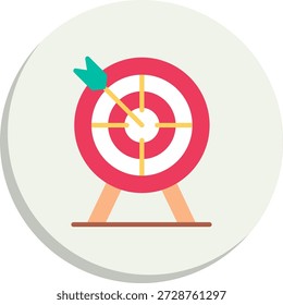 Target Flat Circle Style Icon