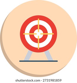 Target Flat Circle Style Icon
