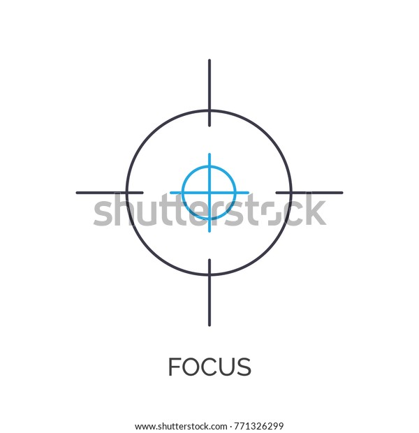 Target Focus Icon Stock Vector (Royalty Free) 771326299