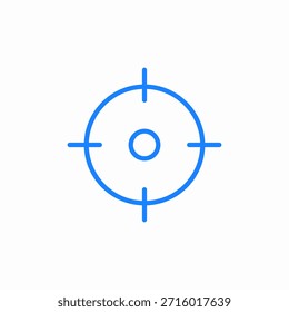 target focus icon sign vector