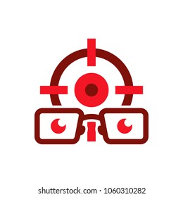 Target Geek Logo Icon Design