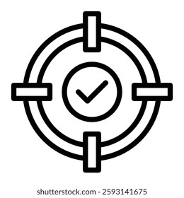 Target Glyph Icon Design For Personal nad Commercial Use