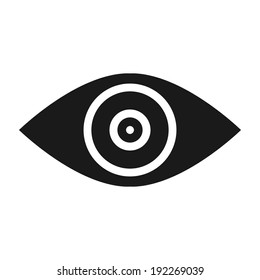 Target, goal, abstract conceptual icon. Vector illustration
