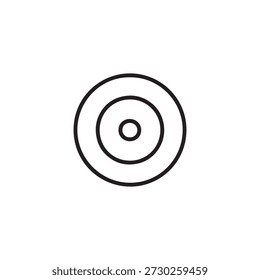 Icono de Vector de logro de objetivo