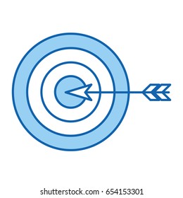 target goal with dart isolated icon