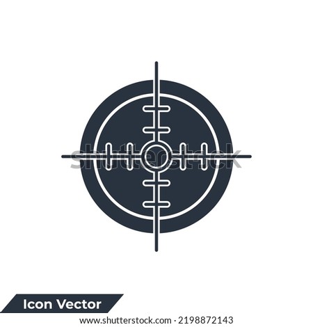Target and Goal icon logo vector illustration. target symbol template for graphic and web design collection