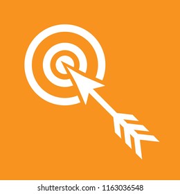 target, goal icon, stock vector illustration, EPS10.