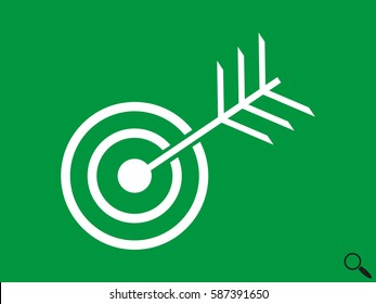 target, goal, icon, vector illustration eps10
